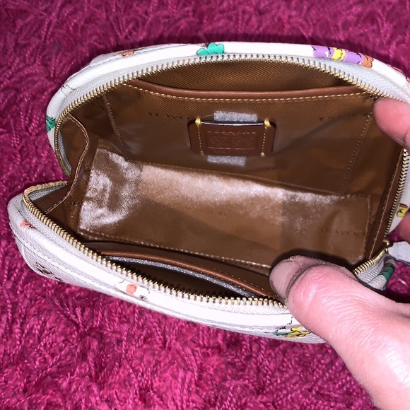 Coach Julienne Cosmetic Case 17 With Floral Print NWT New - Picture 6 of 10